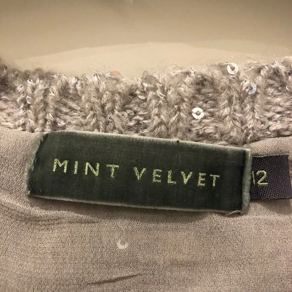 Sequin Layered Pullover Sweater - Like New - Picture 3 of 10